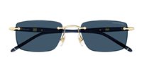 Occhiali da sole Montblanc Uomo MB0344S003-GOLD-BLUE-BLUE54 - MB0344S003-GOLD-BLUE-BLUE54